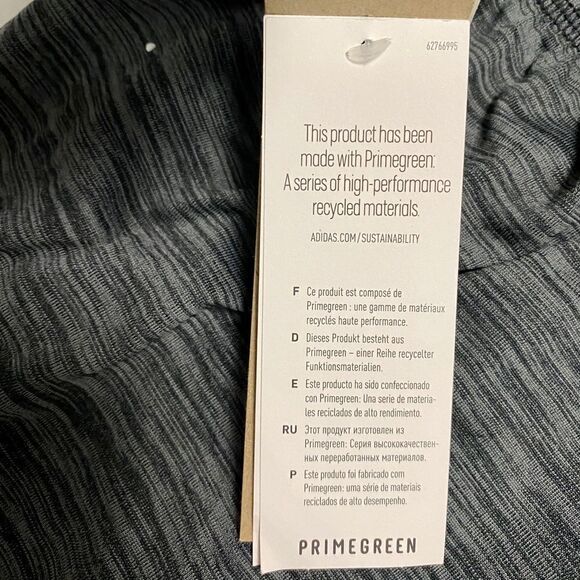 Adidas Aeroready Black Melange Shorts - Picture 8 of 8